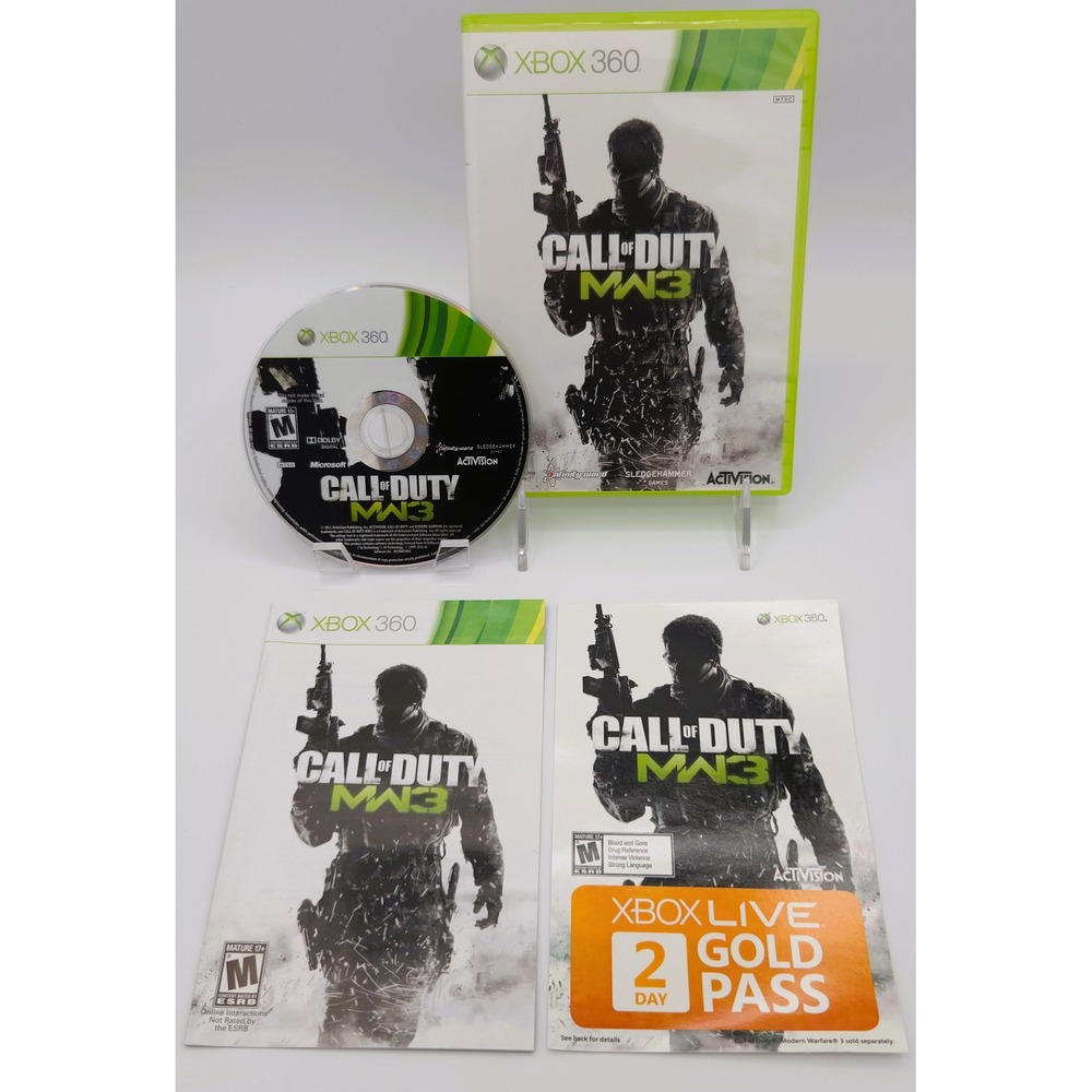 Call of Duty Modern Warfare 3 - Xbox 360 - Authentic - CIB w/ Insert - Tested